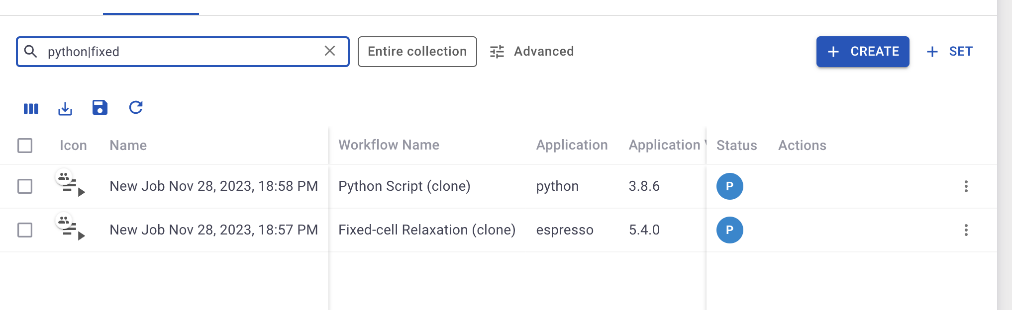 Regex search